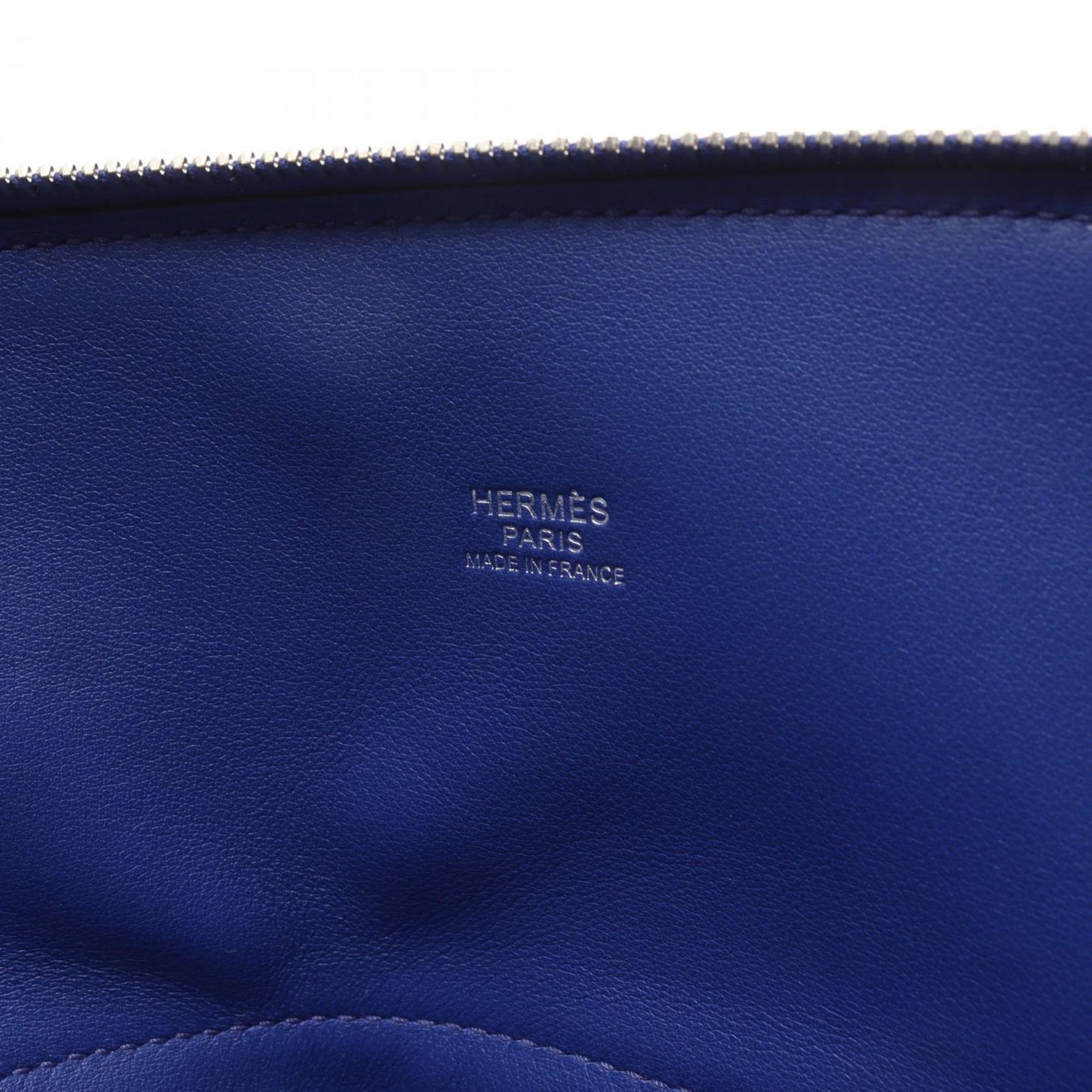 Hermes HERMES Bolide 31 Handbag Bag Taurillon Clemence Women's Blue