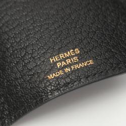 Hermes HERMES Bearn Key Case Chevre Women's Black