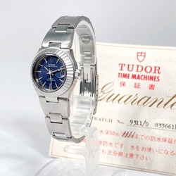 TUDOR Princess Oyster Date 9311/0 Watch Stainless Steel/Stainless Steel Silver Automatic Navy Dial Women's