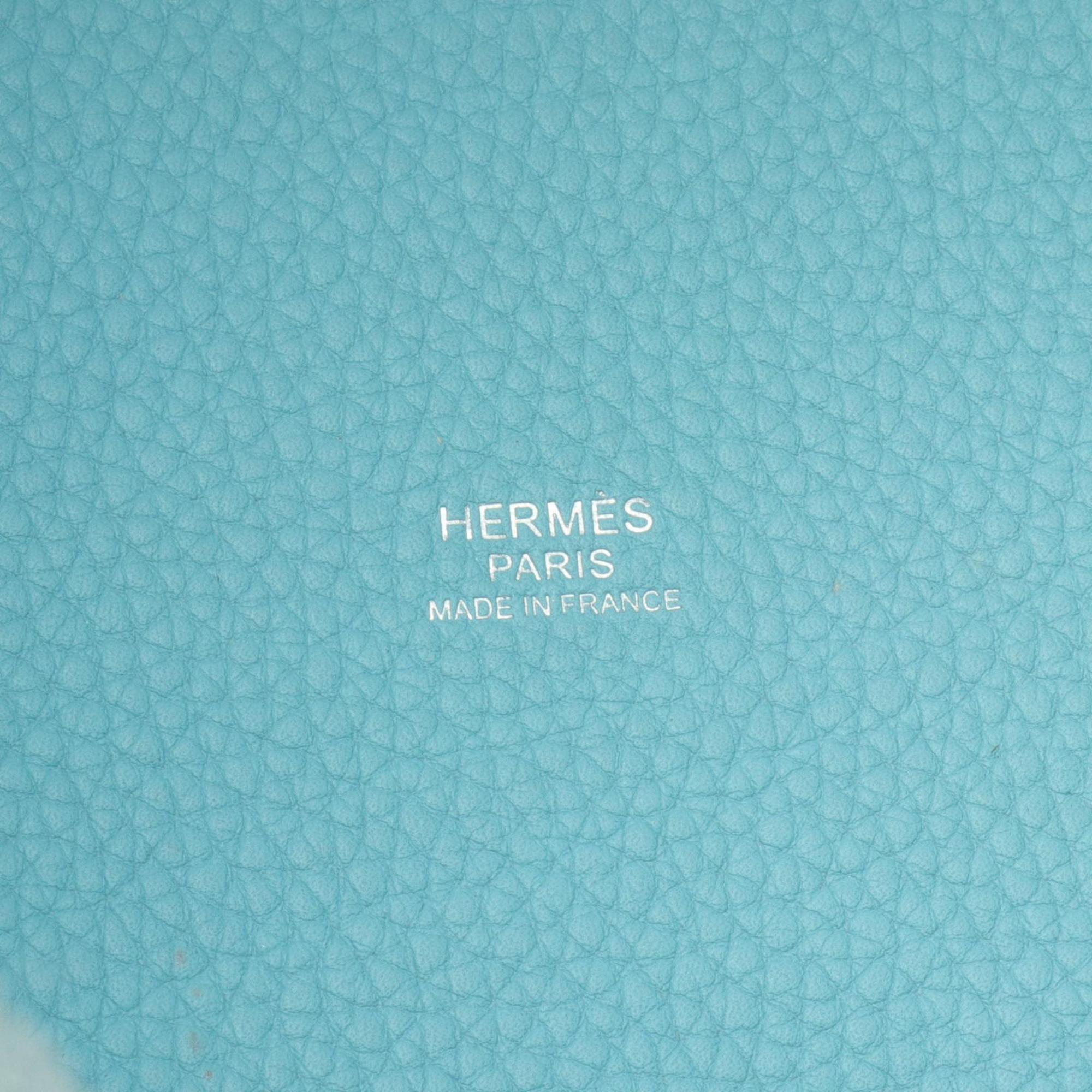 Hermes HERMES Picotin Lock MM Blue Atoll Handbag Bag Taurillon Clemence Women's