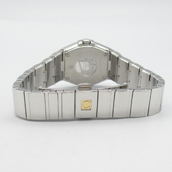 OMEGA Constellation 12P Diamond Watch Stainless Steel Ladies White Shell 123.10.24.60.55.002