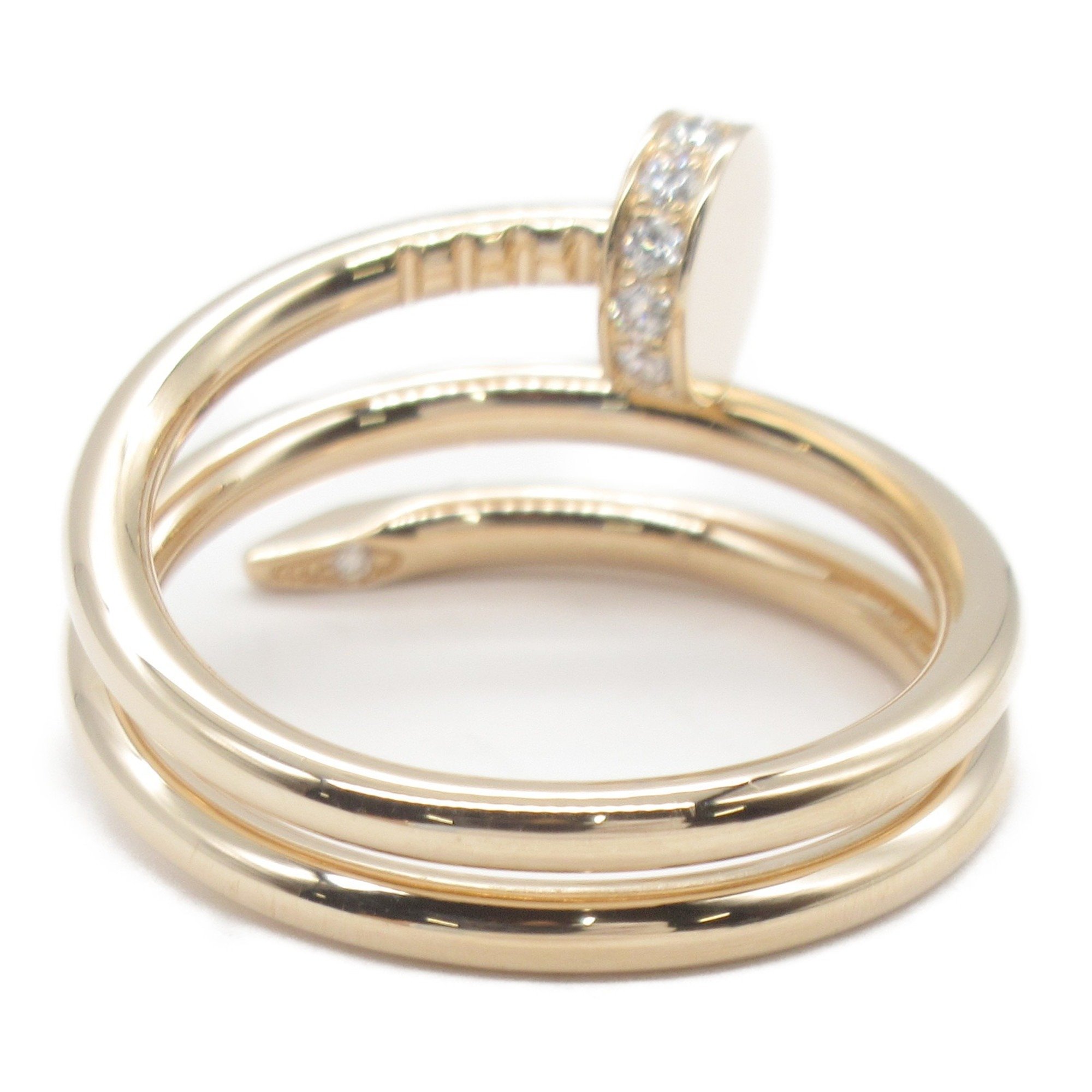 CARTIER Juste un Clou Diamond Ring, K18PG (pink gold), diamond, ladies, clear, B4210800