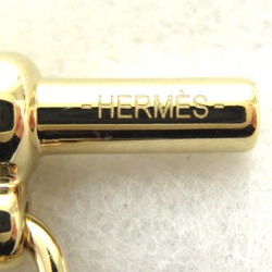 Hermes Eurydice Bracelet GP (Gold Plated) Buffalo Horn Women's Brown Gold