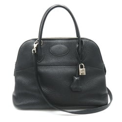 Hermes HERMES Bolide 31 Handbag Bag Calfskin (Cowhide) Taurillon Clemence Women's Black