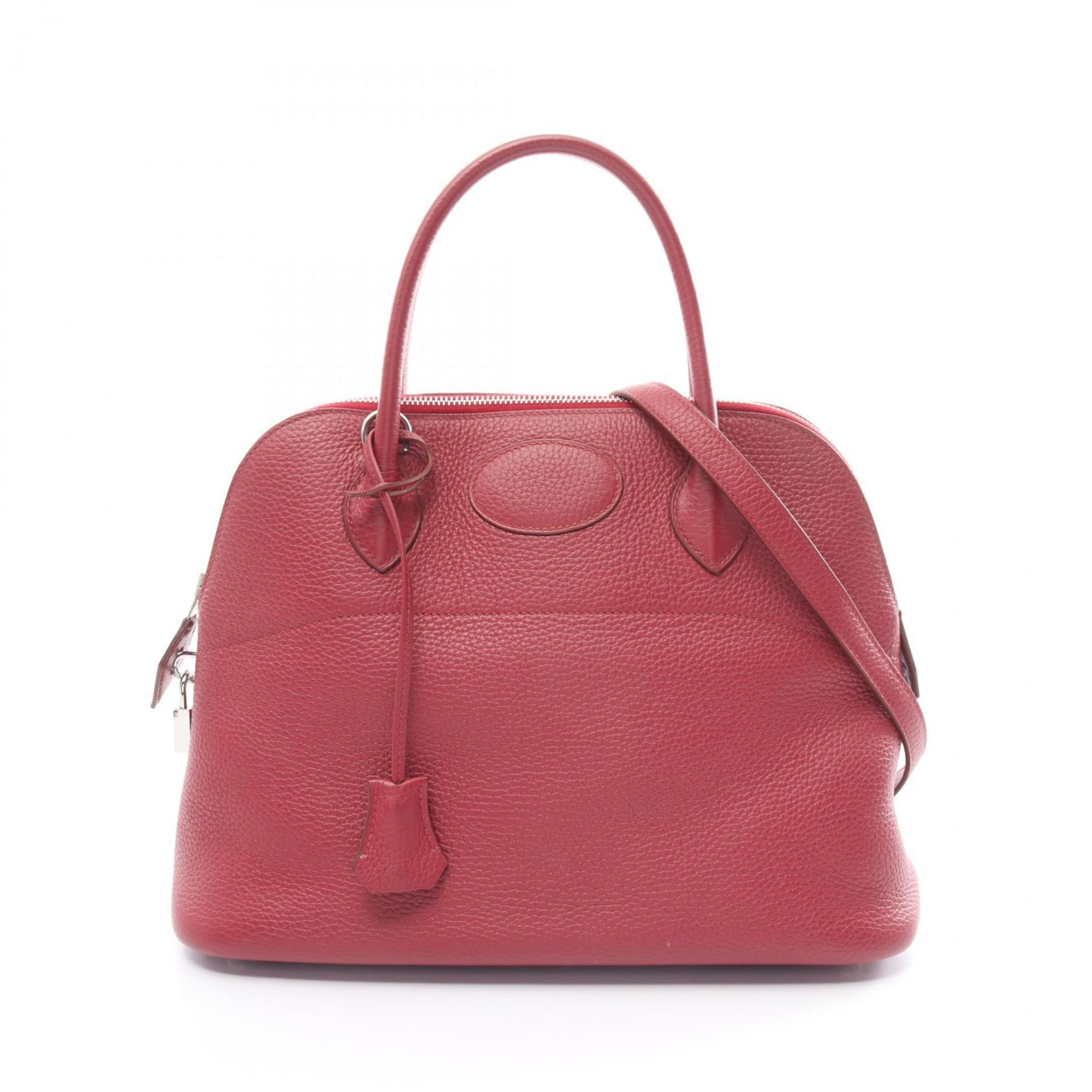 Hermes HERMES Bolide 31 Handbag Bag Taurillon Clemence Women's Pink