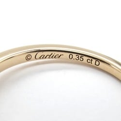 Cartier Ballerina Solitaire Ring, K18PG (pink gold), diamond, ladies, clear