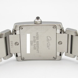 CARTIER Tank Francaise SM Watch Stainless Steel Ladies Ivory W51008Q3