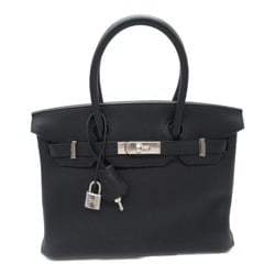 Hermes HERMES Birkin 30 Black Handbag Bag Leather Togo Women's