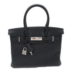 Hermes HERMES Birkin 30 Black Handbag Bag Leather Togo Women's