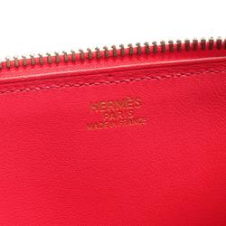 Hermes HERMES Bolide 27 Rouge vif Handbag Bag Veau Gulliver Women's Red