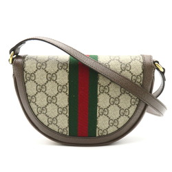 Gucci GG Supreme OPHIDIA Shoulder Bag Canvas Women's Beige Brown Ebony 75730996IWG8745