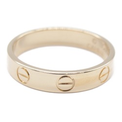 Cartier Love Ring, K18PG (Pink Gold), Men's, Women's, Gold