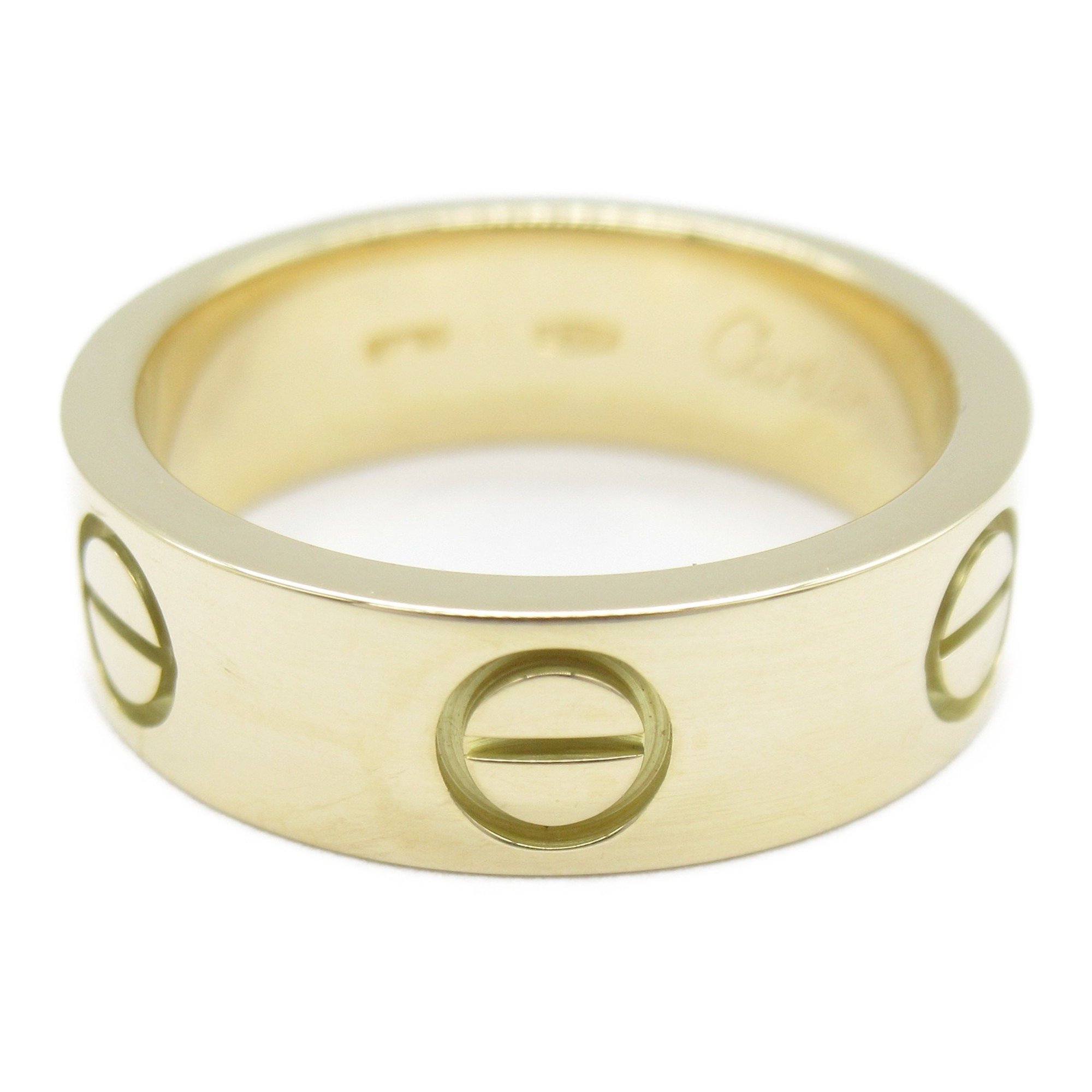 Cartier Love Ring, K18 (yellow gold), Men's, Women's, Gold