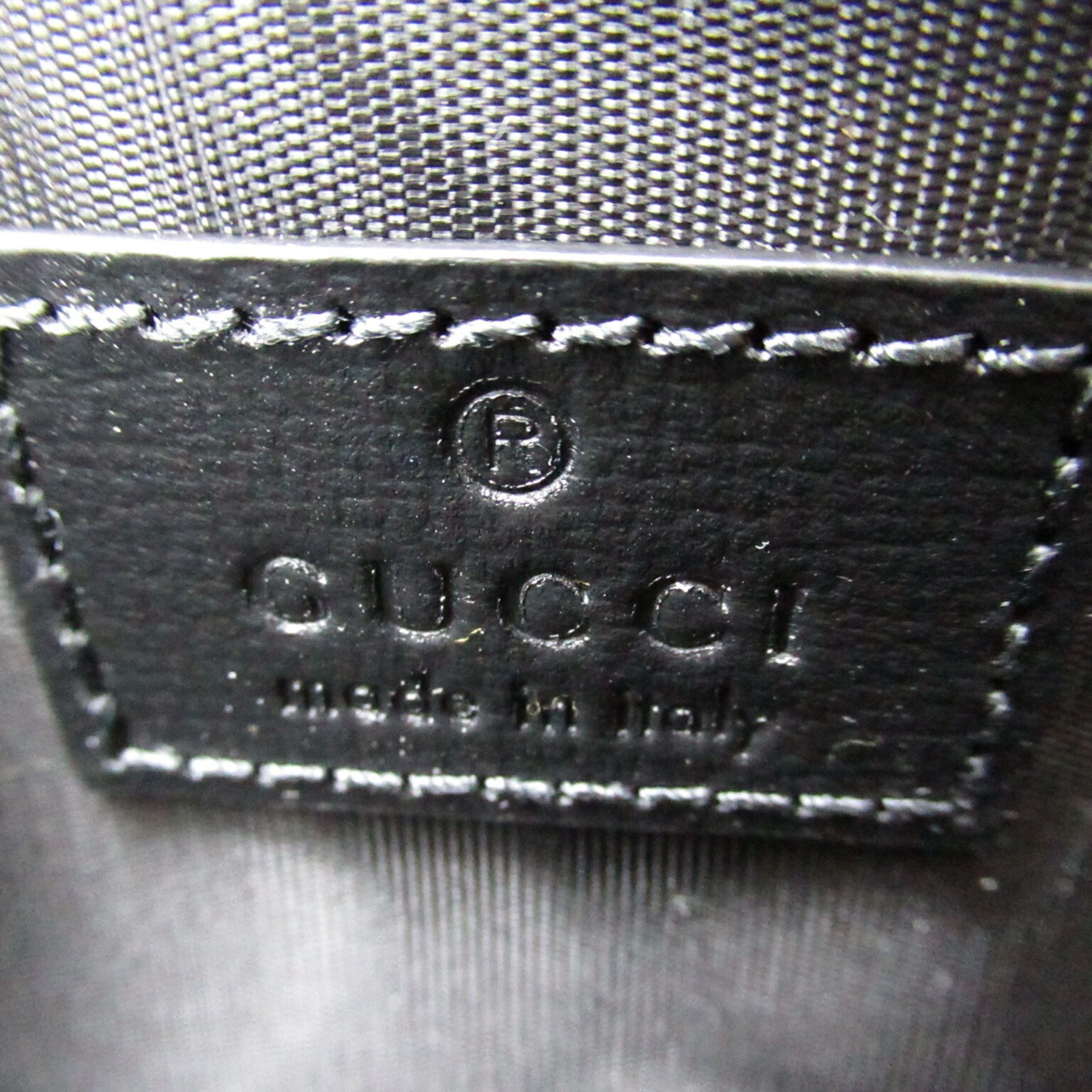 GUCCI Coin Business Card Holder/Card Case Leather GG Supreme Canvas Men's Black 69771792TCF1000