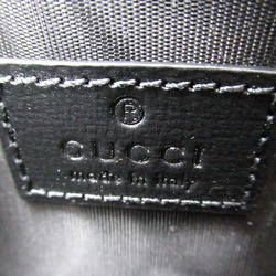 GUCCI Coin Business Card Holder/Card Case Leather GG Supreme Canvas Men's Black 69771792TCF1000