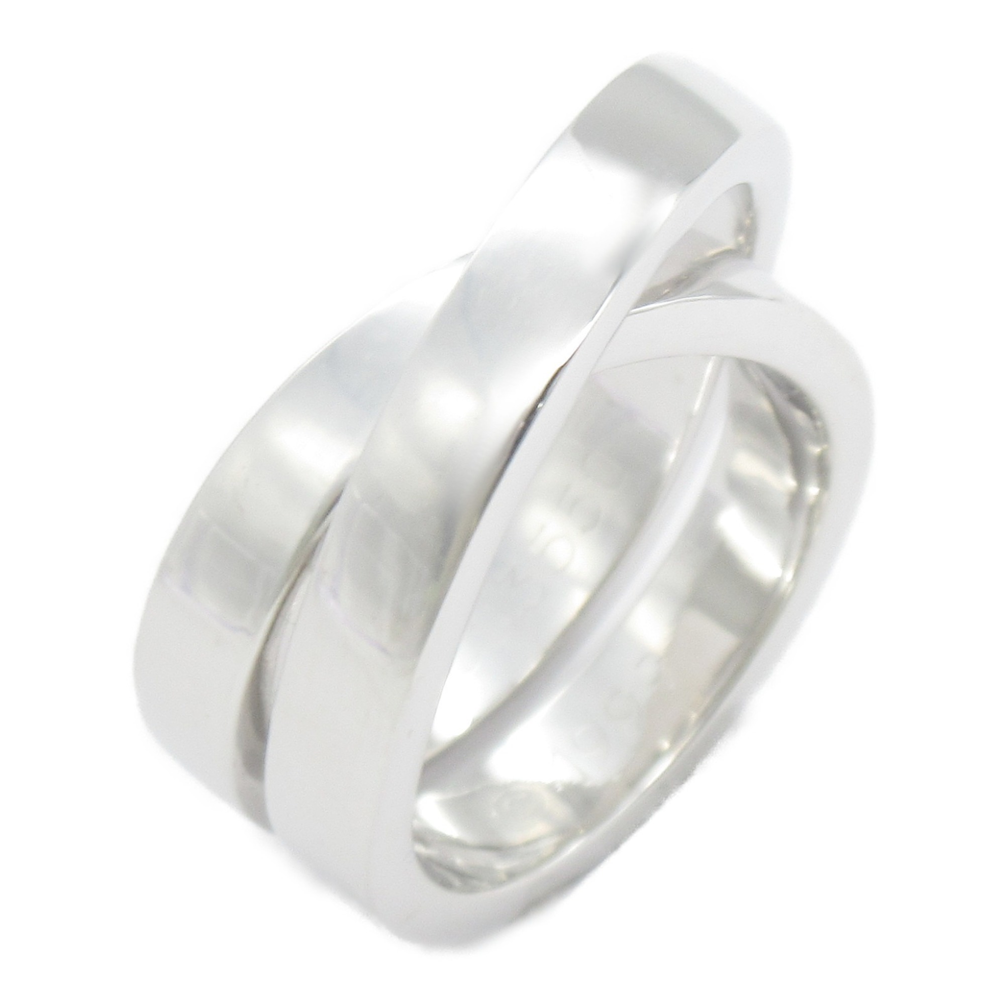 Cartier Paris Ring, K18WG (White Gold), Men's, Women's, Silver, B4038150