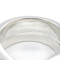 Cartier Paris Ring, K18WG (White Gold), Men's, Women's, Silver, B4038150