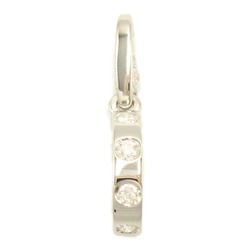 Cartier Love Charm Full Diamond Pendant Top K18WG (White Gold) Men's Women's Clear N301600