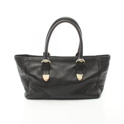 GUCCI Guccissima Tote Bag Leather Women's Black 181511