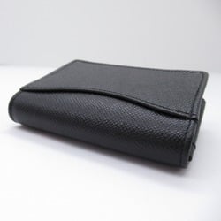 Salvatore Ferragamo Business Card Holder/Card Case Leather Men's Women's Black 22D198683350