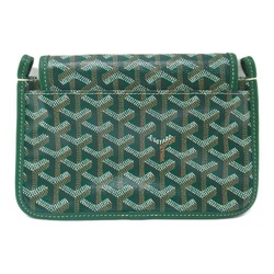 GOYARD Plume Pouch Wallet Shoulder Bag Coated Canvas Women's Green