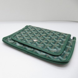 GOYARD Plume Pouch Wallet Shoulder Bag Coated Canvas Women's Green