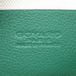 GOYARD Plume Pouch Wallet Shoulder Bag Coated Canvas Women's Green