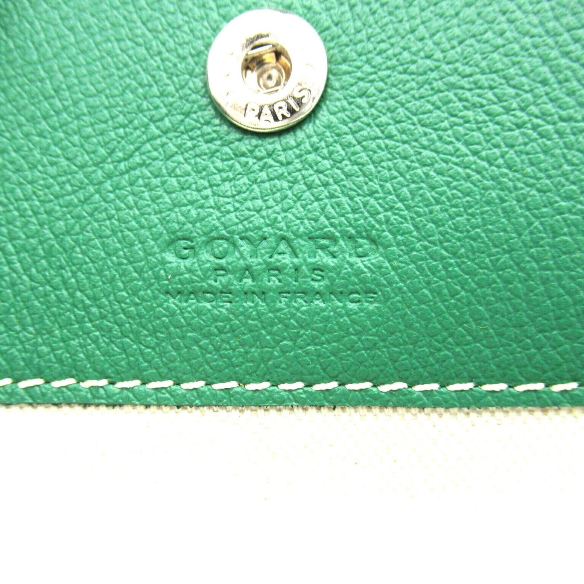 GOYARD Saint Louis PM Tote Bag, Coated Canvas, Women's, Green