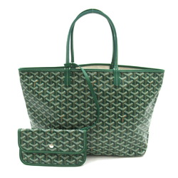 GOYARD Saint Louis PM Tote Bag, Coated Canvas, Women's, Green