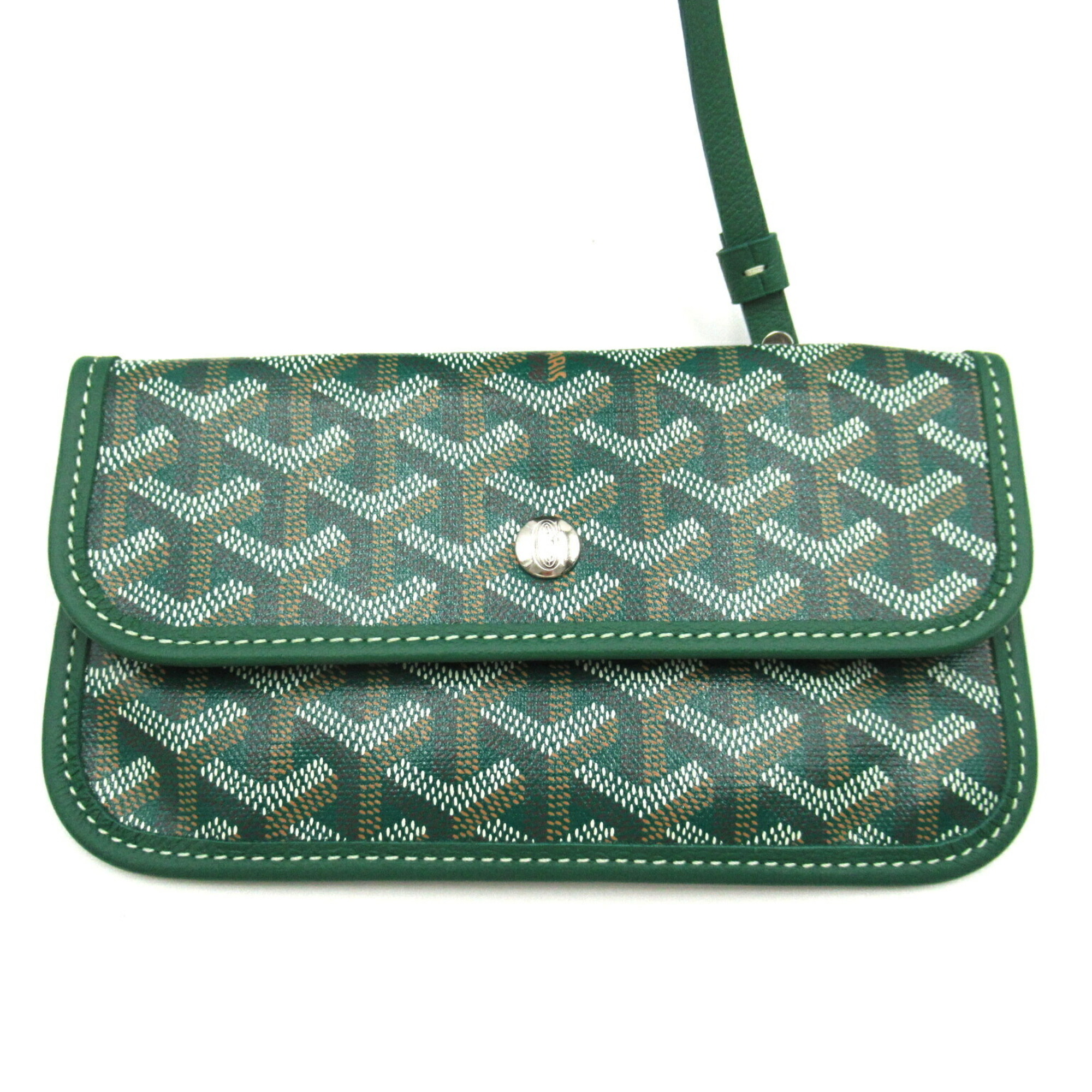 GOYARD Saint Louis PM Tote Bag, Coated Canvas, Women's, Green