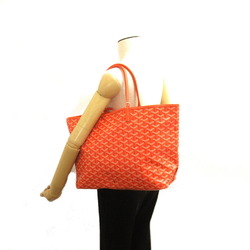 GOYARD Saint Louis PM Tote Bag, Coated Canvas, Women's, Orange