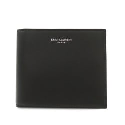 Saint Laurent SAINT LAURENT Bi-fold wallet Leather Men's Black NERO 3963030U90N1000