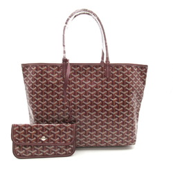 GOYARD Saint Louis PM Tote Bag, Coated Canvas, Women's, Bordeaux