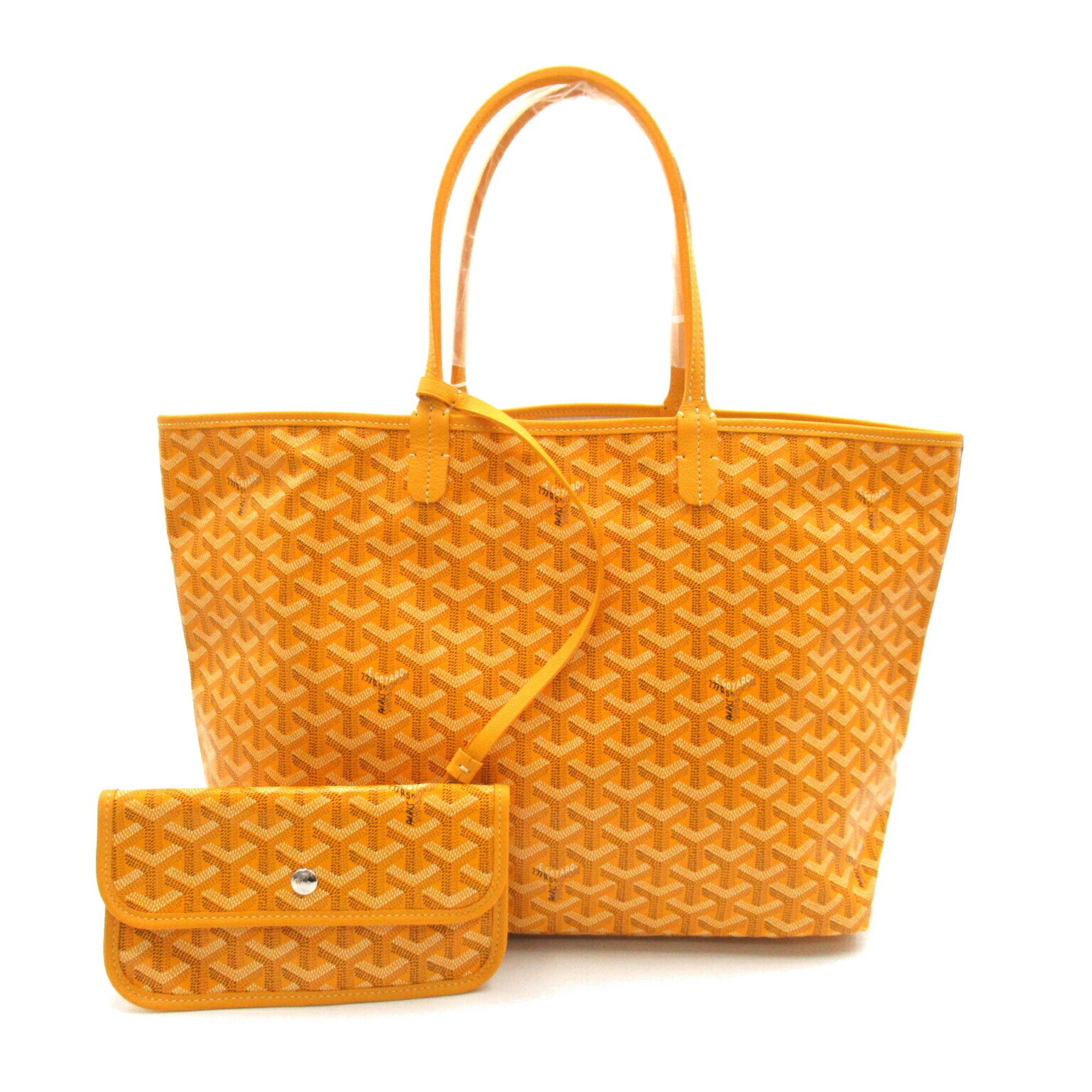 GOYARD Saint Louis PM Tote Bag, Coated Canvas, Women's, Yellow