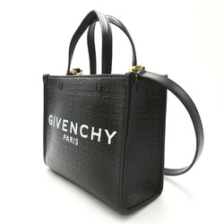 Givenchy 2way shoulder bag, coated canvas, women's, black, BB50N0B1GT001