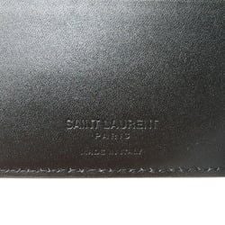 Saint Laurent SAINT LAURENT Bi-fold wallet Leather Men's Black NERO 3963030U90N1000