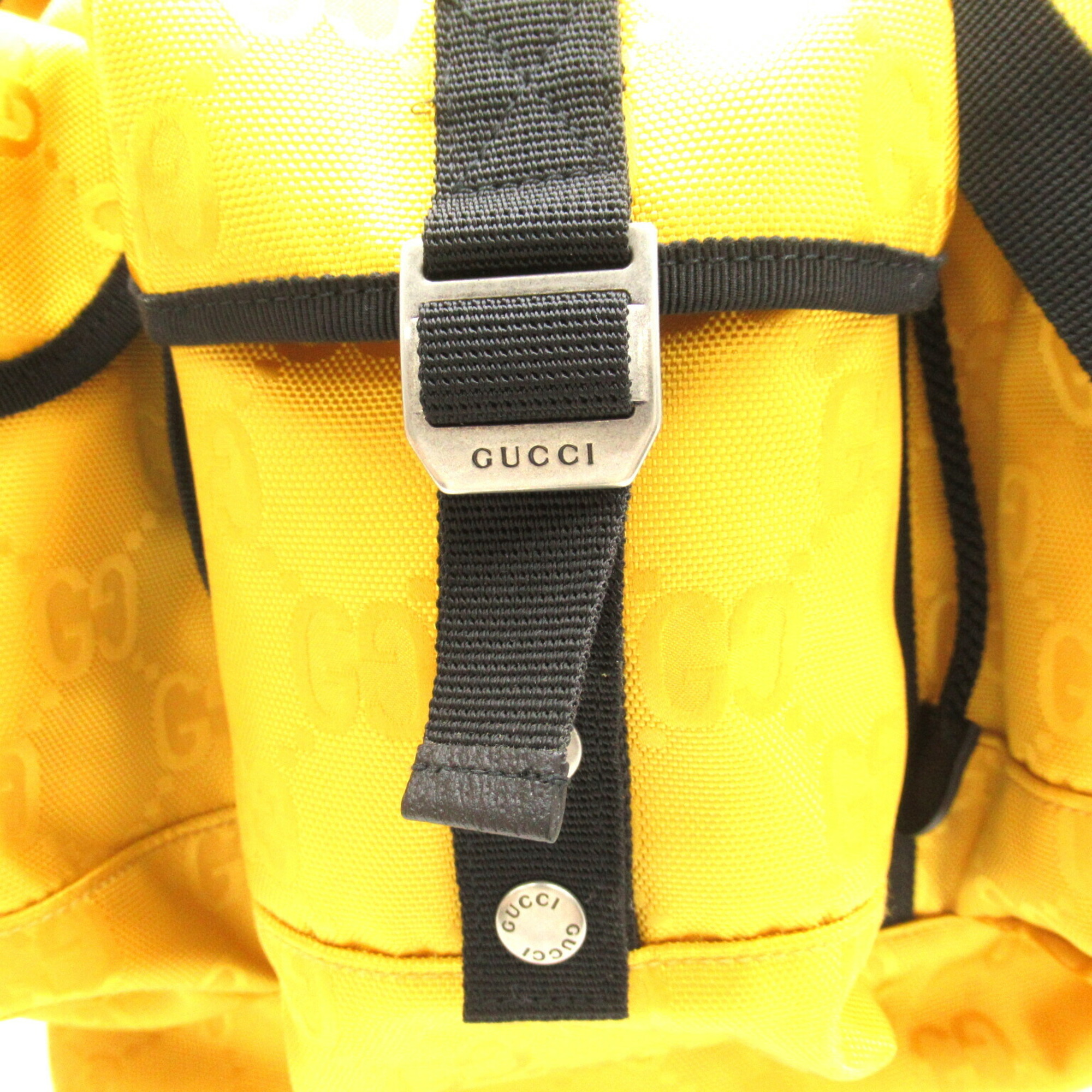 GUCCI OFF THE GRID Rucksack Backpack Bag Nylon Men's Women's Yellow 626160