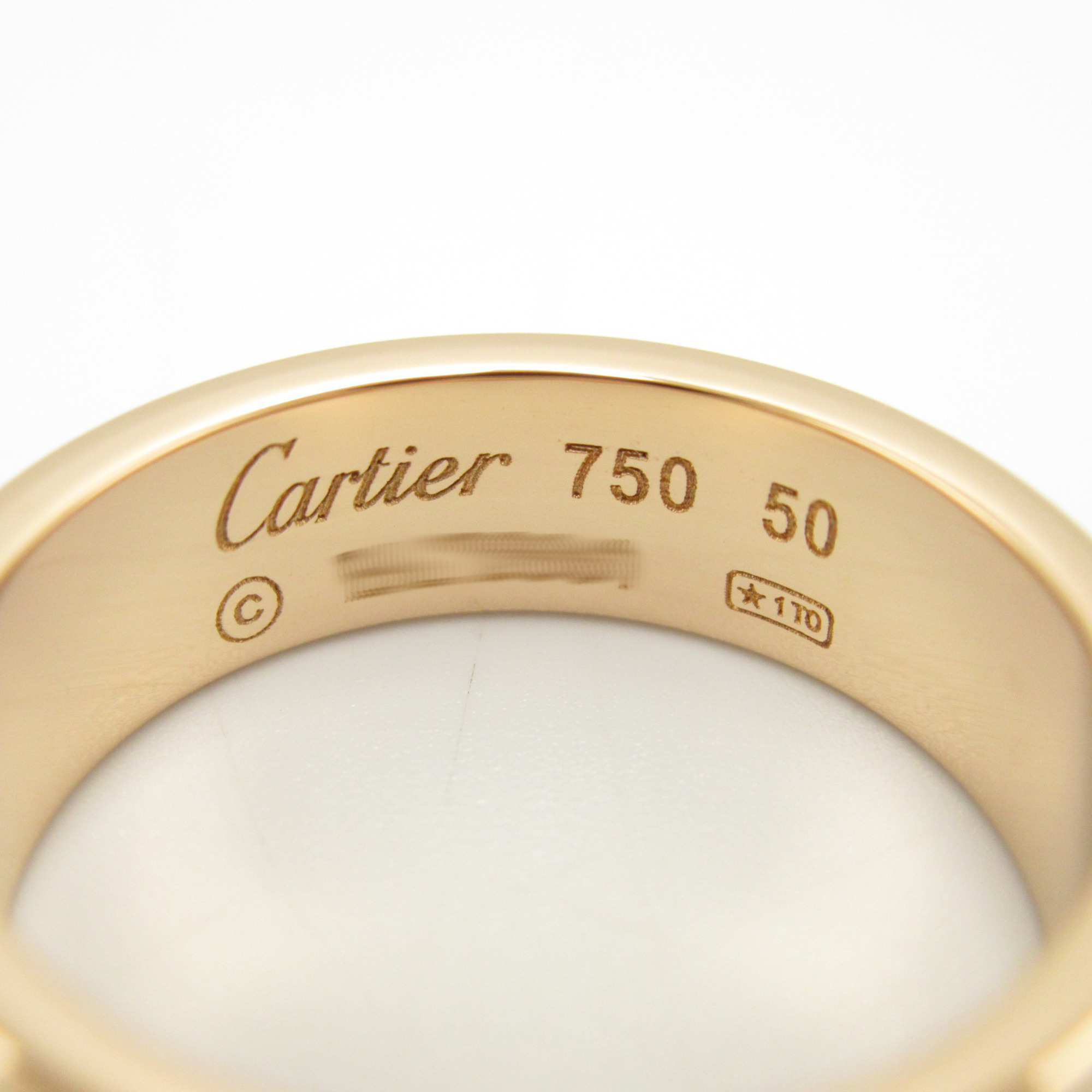 Cartier Love Ring, K18PG (Pink Gold), Women's, Gold