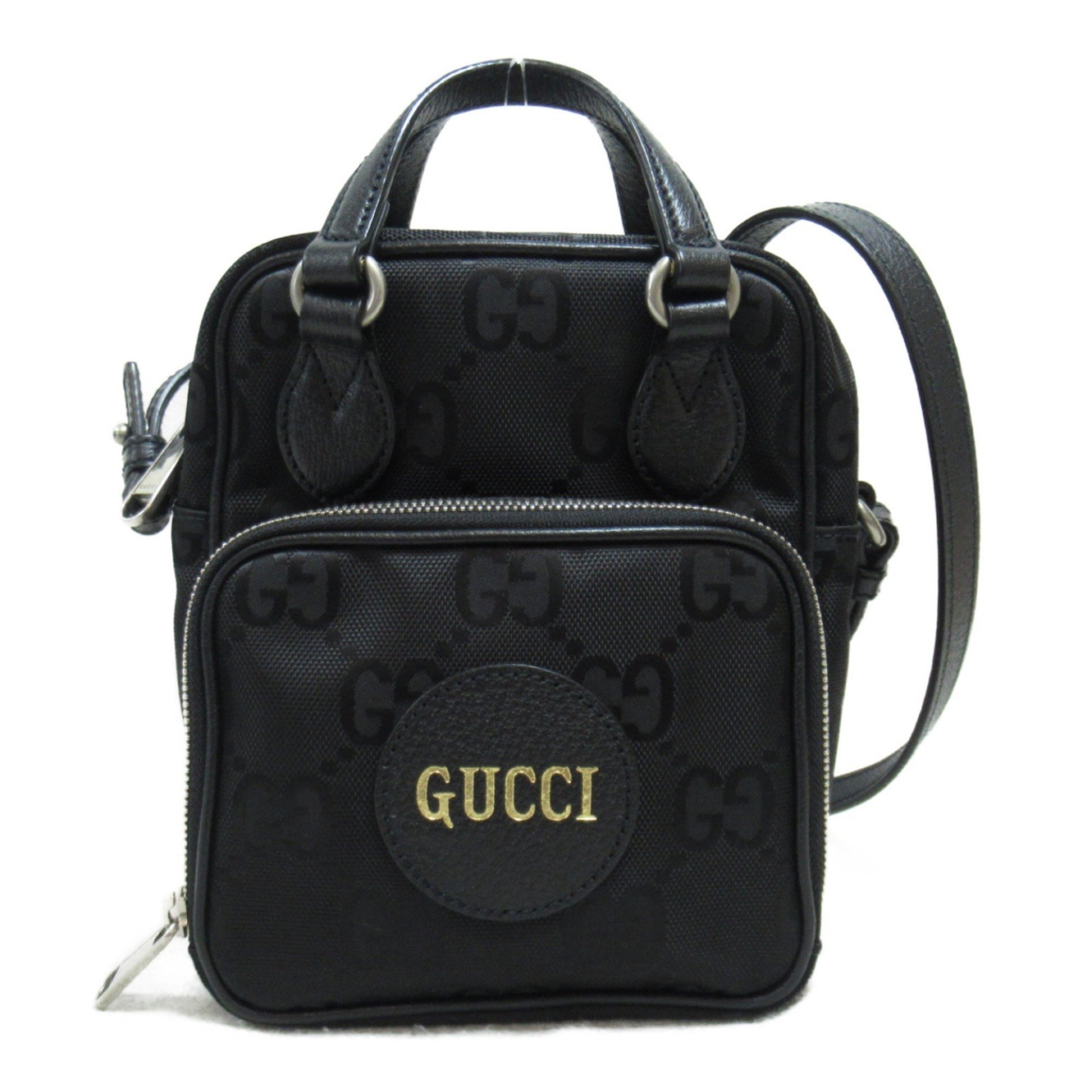 GUCCI Shoulder Bag Nylon Women's Black 625850