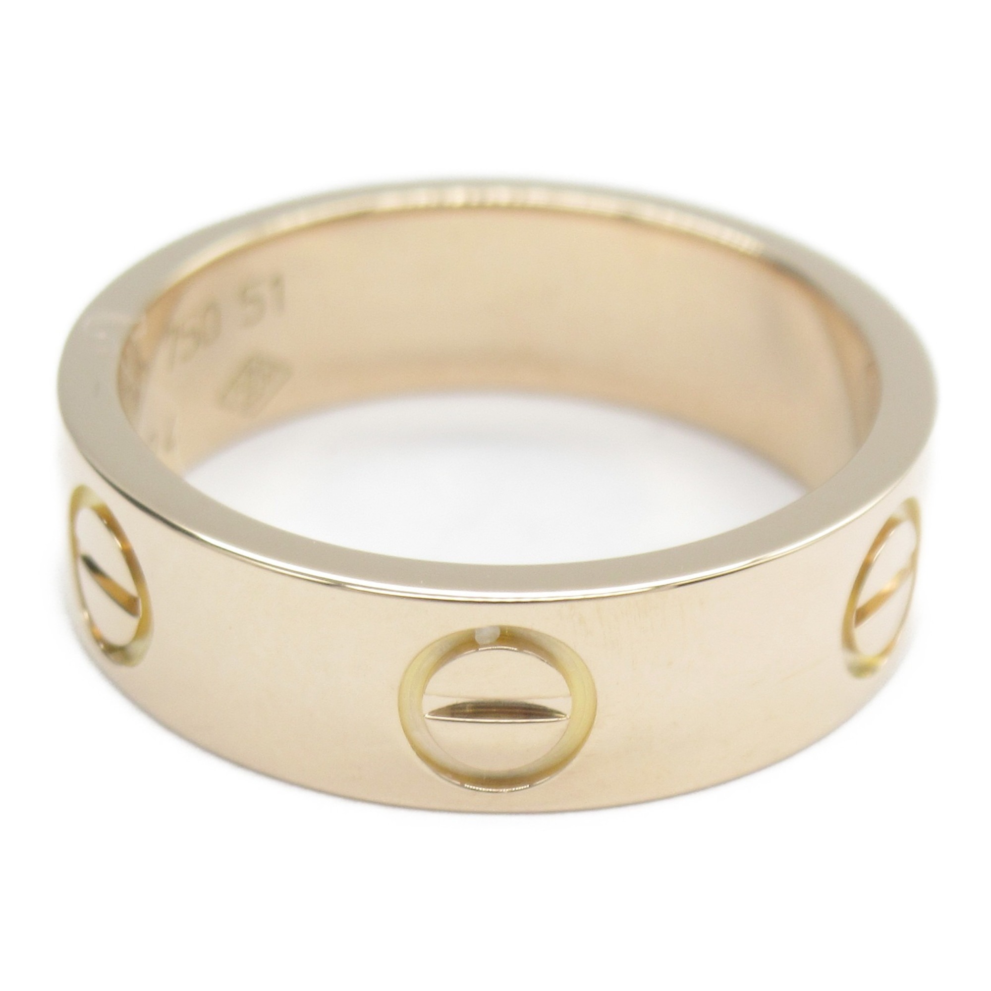 Cartier Love Ring, K18PG (Pink Gold), Men's, Women's, Gold