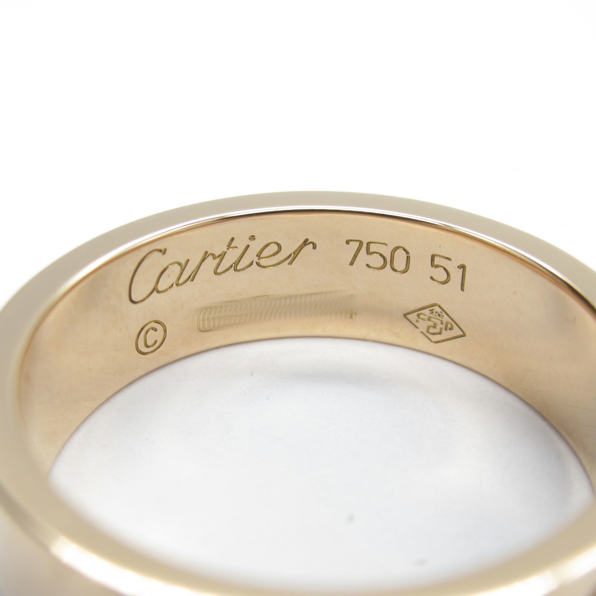 Cartier Love Ring, K18PG (Pink Gold), Men's, Women's, Gold