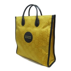 GUCCI Off the Grid Long Bag Leather Nylon GG Women's Yellow Black 630355H9HAN7673