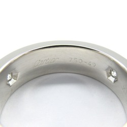 Cartier Love Ring 3P Diamond K18WG (White Gold) Men's Women's Clear