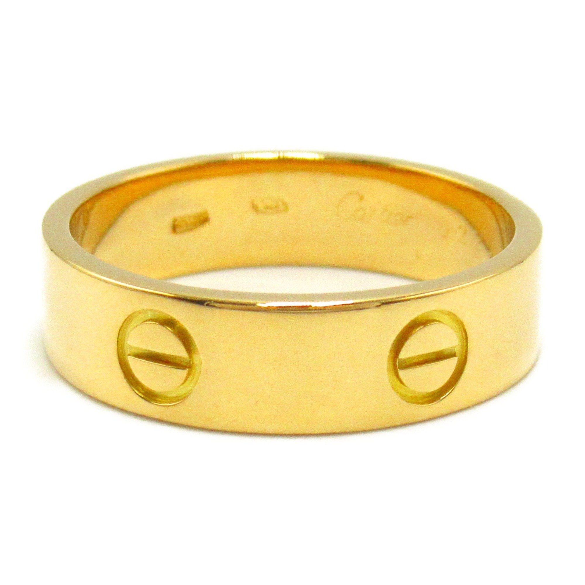 Cartier Love Ring, K18 (yellow gold), Men's, Women's, Gold