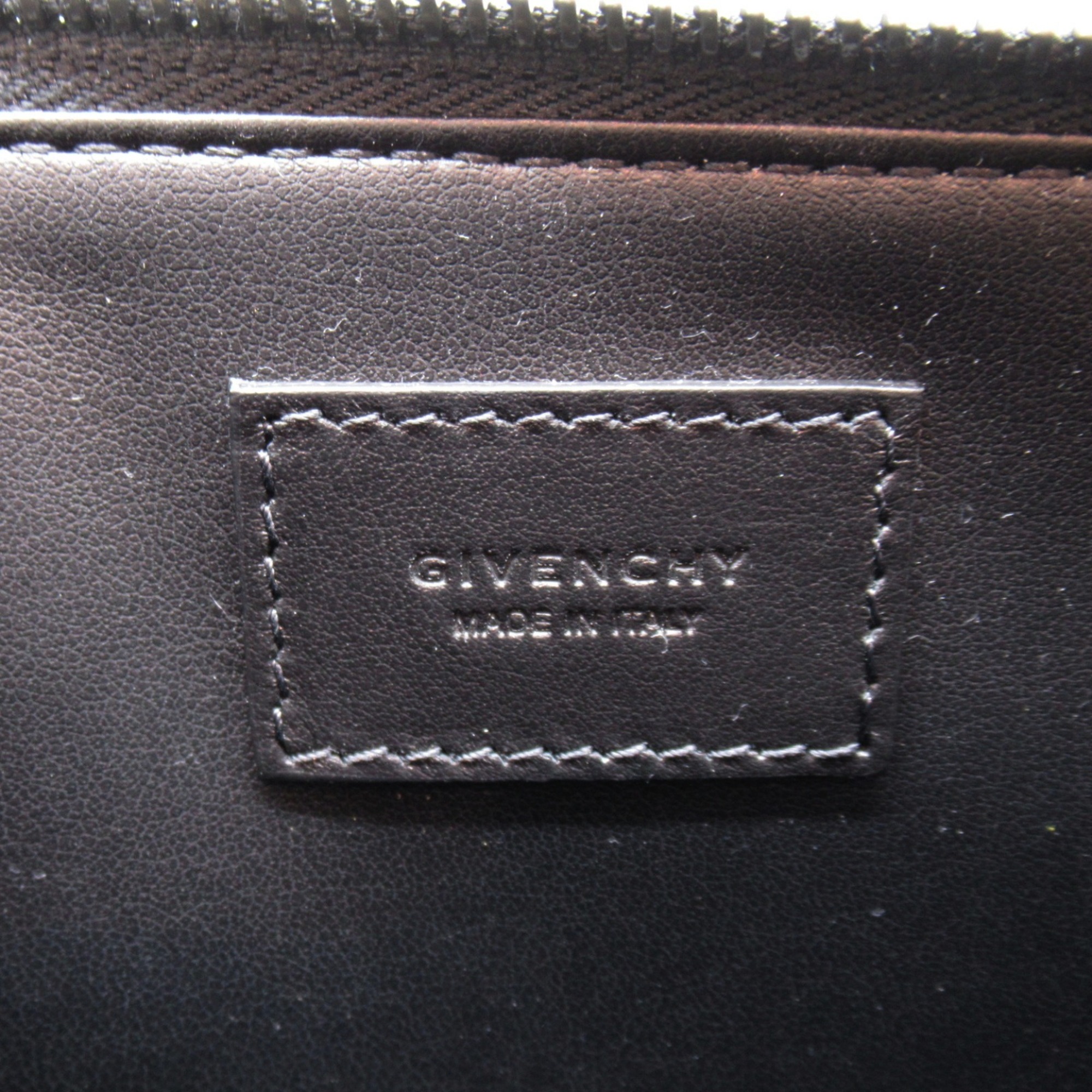 Givenchy Clutch bag, Second Bag, Leather, Men's, Black, White, BK600JK0XG004