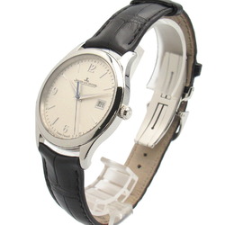 Jaeger-LeCoultre Master Control Wristwatch Stainless Steel Leather Men's Silver 176.8.40.S Q1548420