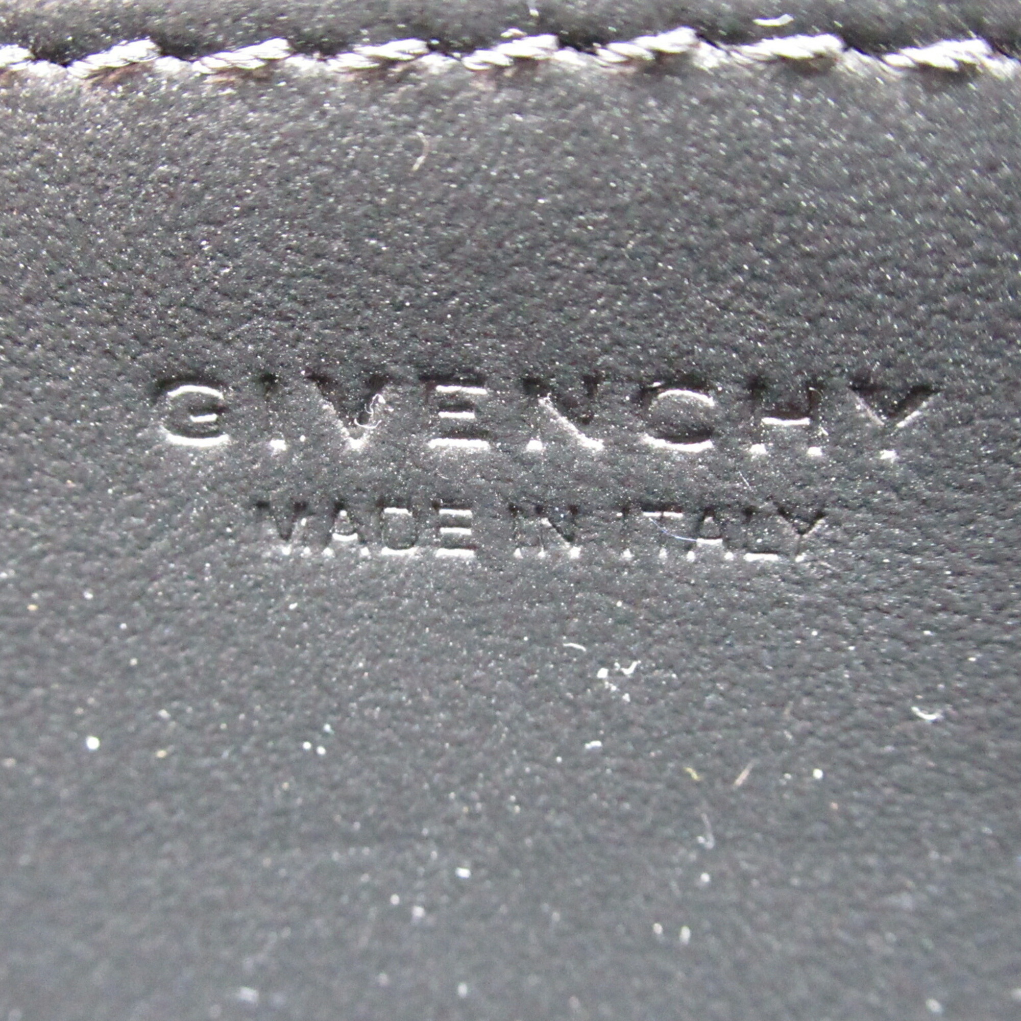 Givenchy Round Long Wallet Polyester Cotton Men's Black Grey BK600GK0Z0002