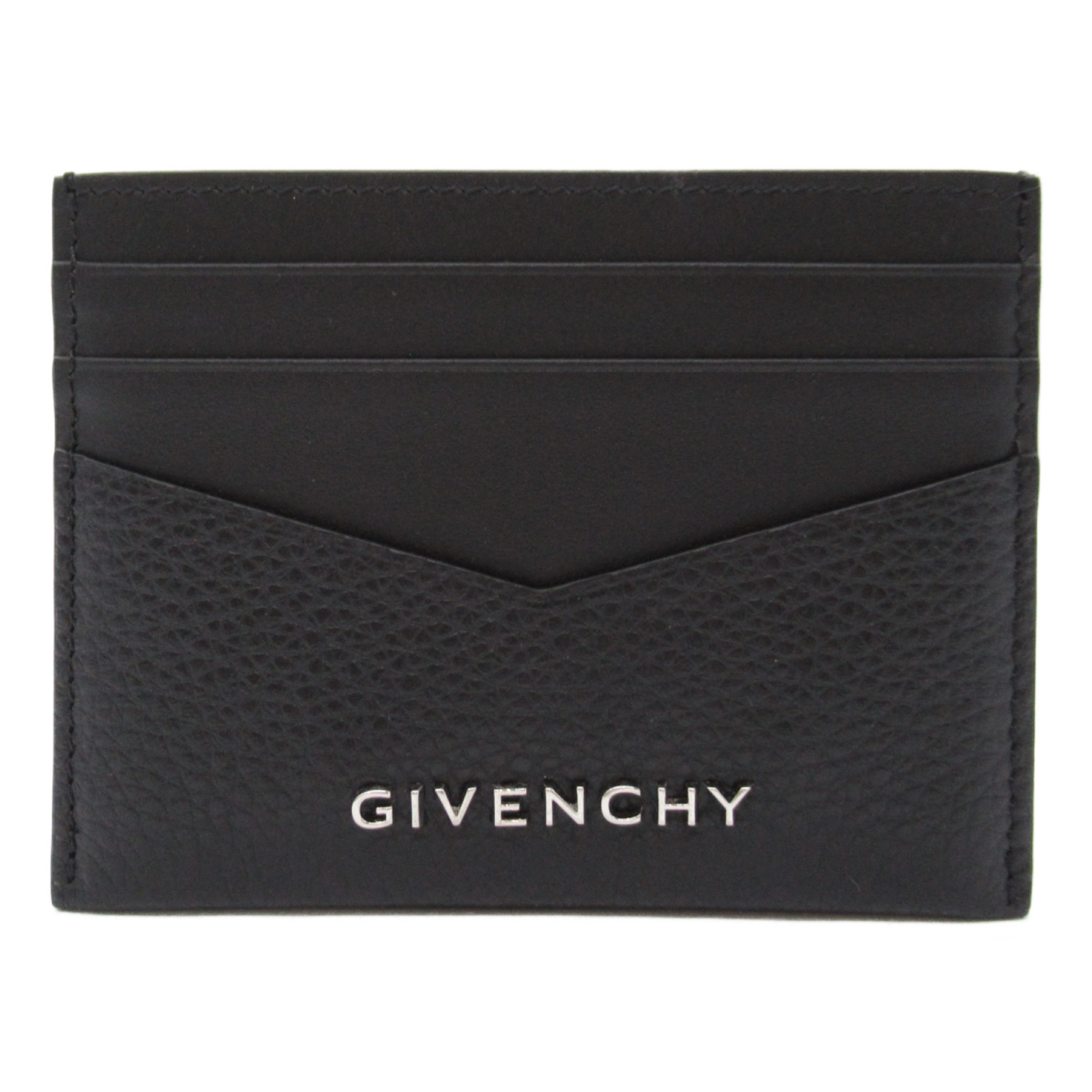 Givenchy GIVENCHY Business Card Holder/Card Case Leather Men's Black BK6099K1NX001