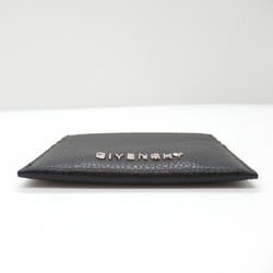 Givenchy GIVENCHY Business Card Holder/Card Case Leather Men's Black BK6099K1NX001