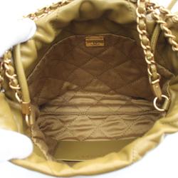 CHANEL Chanel 22 Shoulder Bag Leather Women's Green